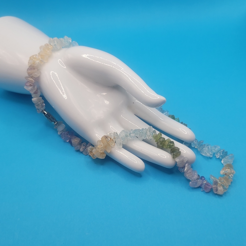 Colorful Crystals Artisan Necklace